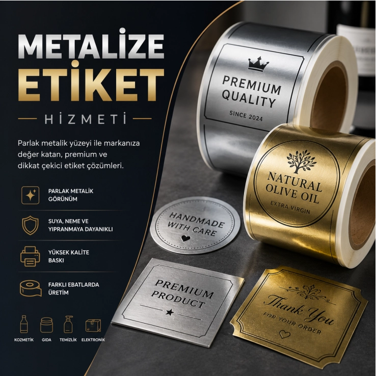 Metalize Etiket